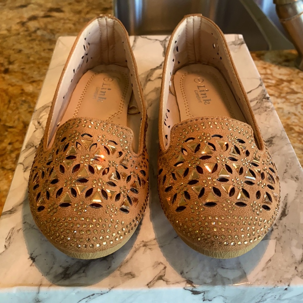 Girls Rhinestone dress shoes